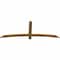 Ekena Millwork Bellingham Timber Gable Bracket, Western Red Cedar, 72"W x 27"H x 1 1/2"D x 3 1/2"F, 9/12 Pitch GBW072X27X0204BEL00SWR - alternate 5